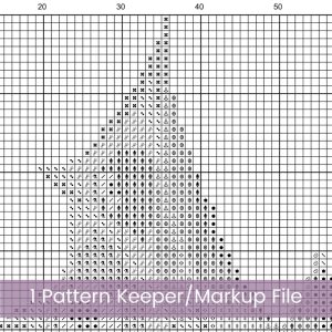 Baby Dragon Cross Stitch Pattern, Kids Fantasy Nursery Decor, Baby Shower Gift, Floss Conversion Chart