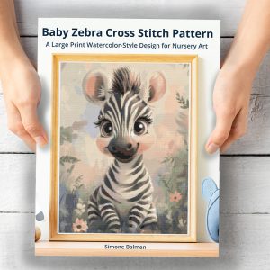 Baby Zebra Cross Stitch Pattern