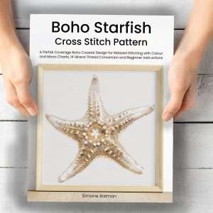 Boho Starfish Cross Stitch Pattern